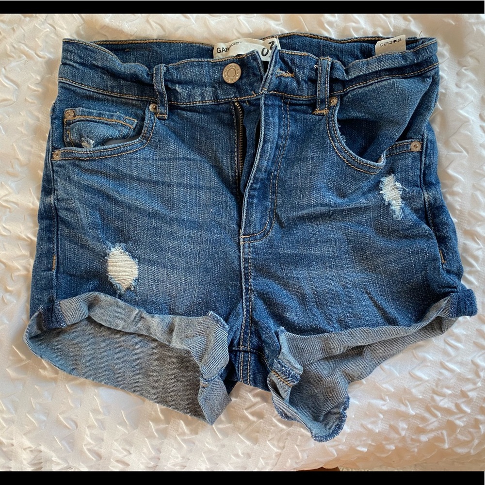 Garage Dark Denim Shorts
